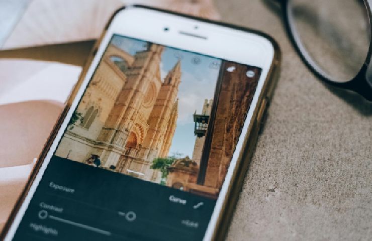 Editing foto dal telefono per Instagram