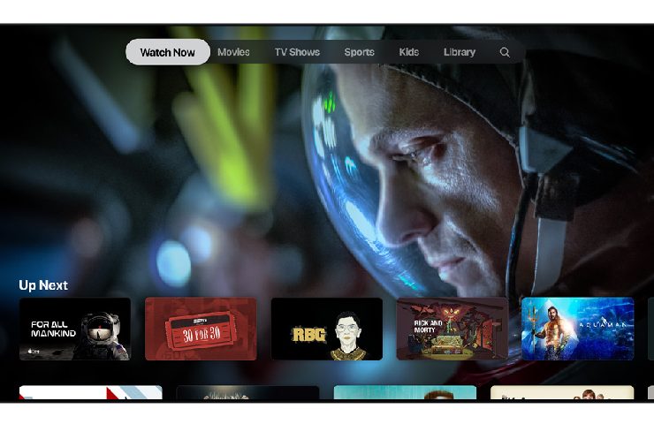 La pagina iniziale di Apple Tv+